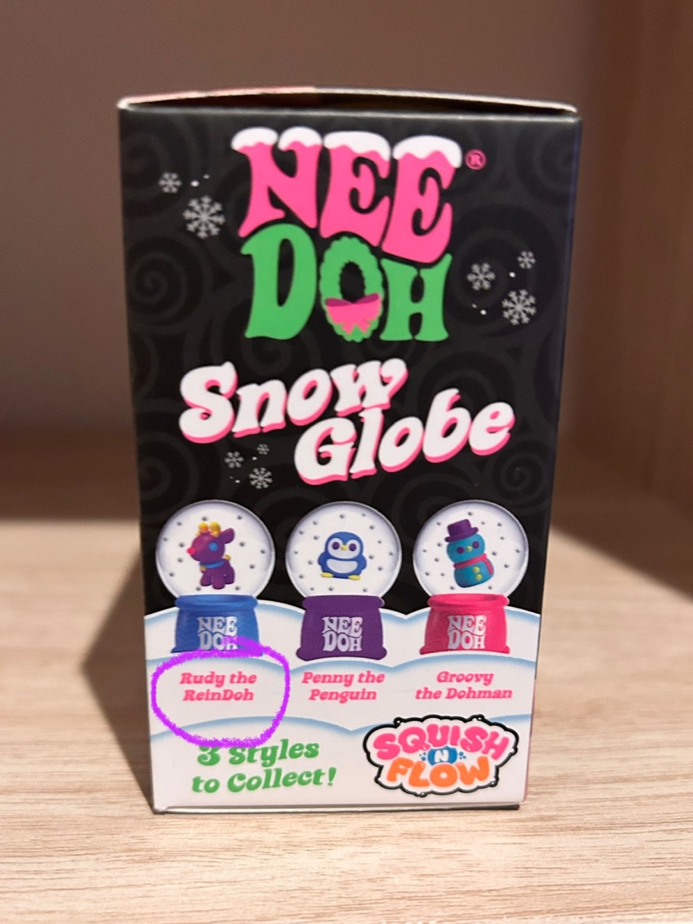 RARE NEEDOH Snow Globe - Rudy the Reindeer - Picture 5 of 5